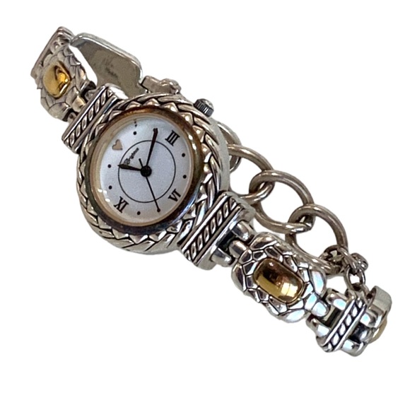 Brighton Nantucket Mixed Metal Watch With Toggle Closure - Picture 4 of 10